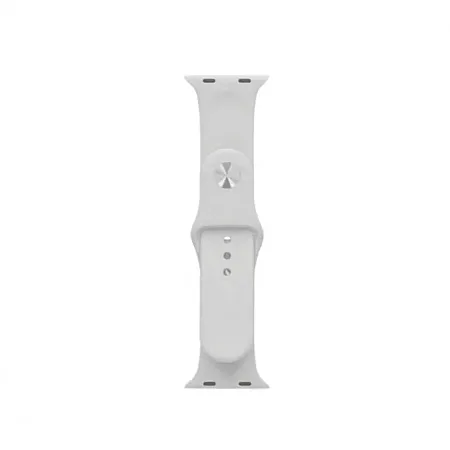 Λουράκι για Apple Watch Σιλικόνης 49/46/45/44mm (Άσπρο)