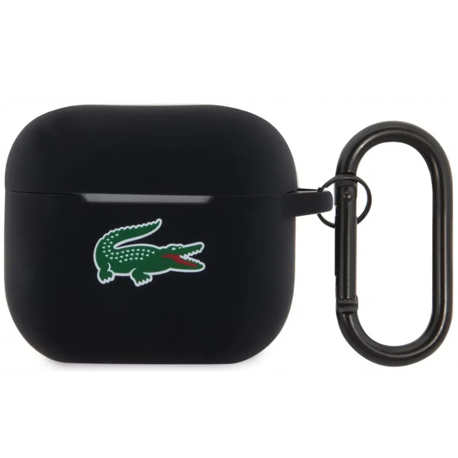 Θήκη για Airpods 3 Lacoste Liquid Silicone Croc Logo (Μαύρο-LCA3SLOK)
