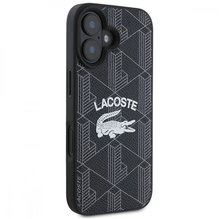 Θήκη για Iphone 16 Lacoste Blend Monogram Magsafe  (Μαύρο-LCHMP16SPIGK)