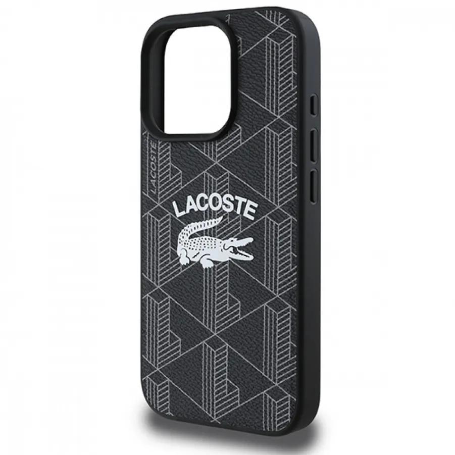 Θήκη για Iphone 16 Pro Lacoste Blend Monogram Magsafe  (Μαύρο-LCHMP16LPIGK)