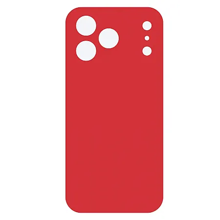 Θήκη για iPhone 17 Pro Σιλικόνης TPU Soft Touch (Κόκκινο)