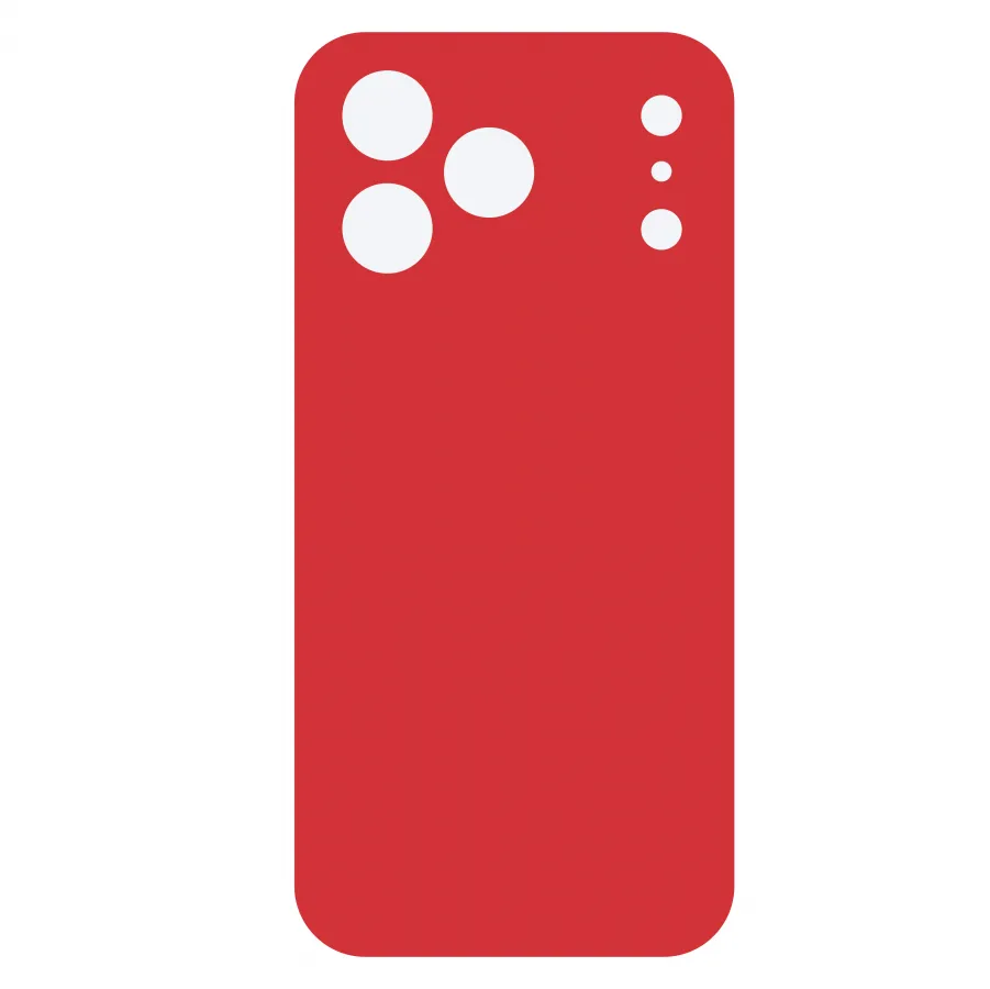 Θήκη για iPhone 17 Pro Max Σιλικόνης TPU Soft Touch (Κόκκινο)