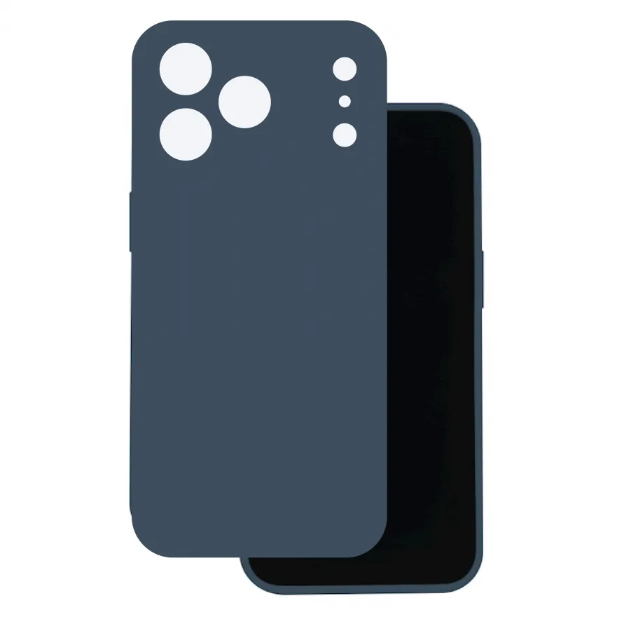 Θήκη για iPhone 17 Pro Max Σιλικόνης TPU Soft Touch (Μπλε)