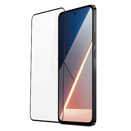5D Full Glue Tempered Glass 9Η Προστασία Οθόνης για Xiaomi Poco M7