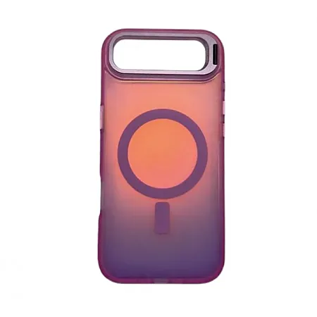 Θήκη για Iphone Air Gradient Magsafe με Stash Stand & Camera Lens (Ροζ)