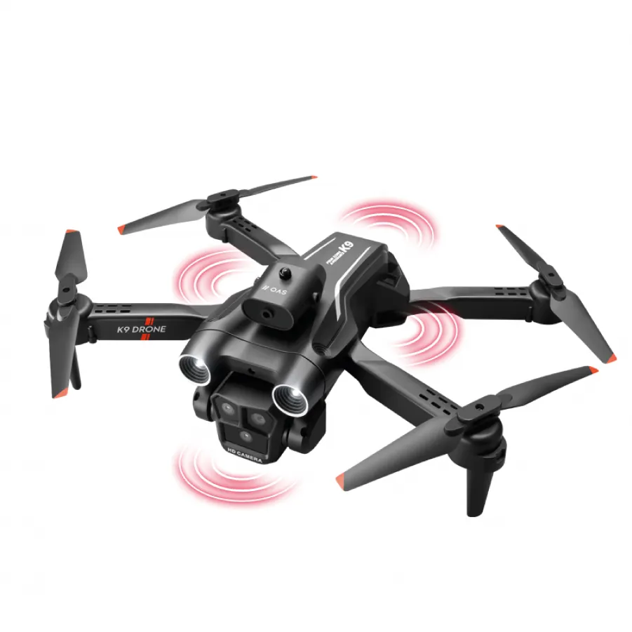 Drone K9 MAX 4K (Αποφυγή Εμποδίων – Διπλή Κάμερα – Αντικραδασμικό - Return to Home Button)