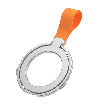Μαγνητική Βάση Στήριξης Κινητού Magsafe  με Δαχτυλίδι Grip (Πορτοκαλί)