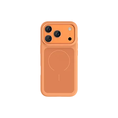 Θήκη Liquid Silicone Magsafe Shockproof για iPhone 17 Pro Max (Πορτοκαλί)
