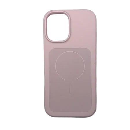 Θήκη Liquid Silicone Magsafe Shockproof για iPhone 17 (Ροζ)