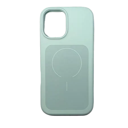 Θήκη Liquid Silicone Magsafe Shockproof για iPhone 17 (Μέντα)