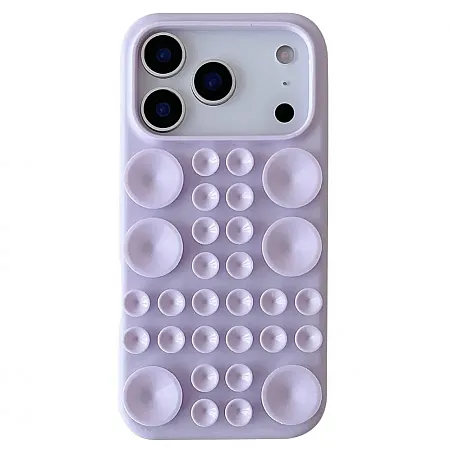 Θήκη 3D με βεντούζα για iPhone 17 Pro Max (Lavender)