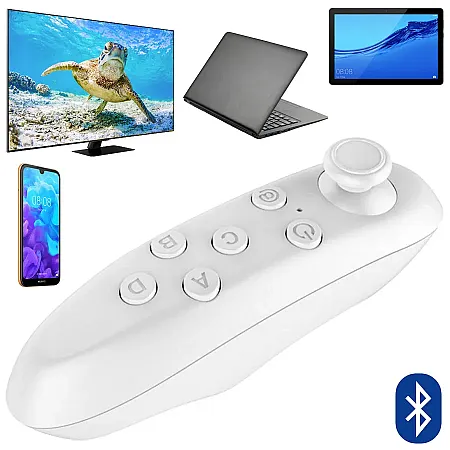 VR Remote Gamepad Bluetooth (άσπρο)